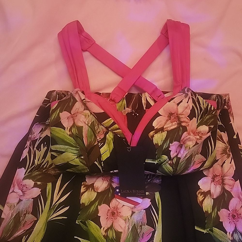 PUG Laura Byrnes Pele tropical dress with bolero NWT - Picture 4 of 10